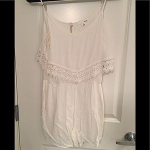2 for$15. Garage double layer romper with lace.